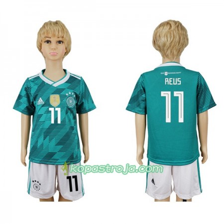 Billiga Fotbollströjor Tyskland Reus 11 Barn VM 2018 Borta tröja